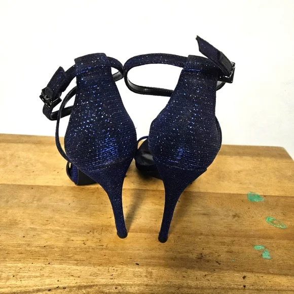 Michael Kors Antonia Sandal Glitter Lurex Size 7.5 - Picture 11 of 16